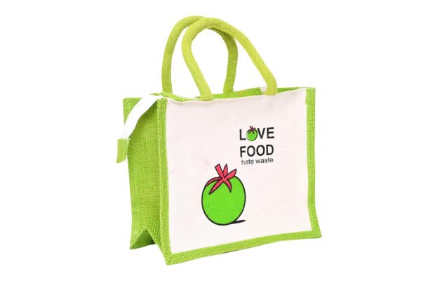Jute Lunch Bag with Digital Print